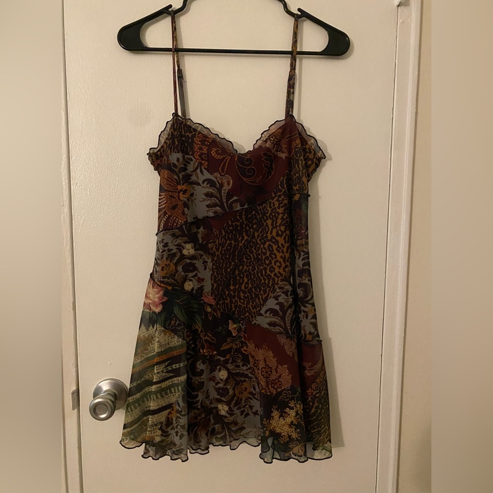 Urban Outfitters multi patterned dress that is a size M